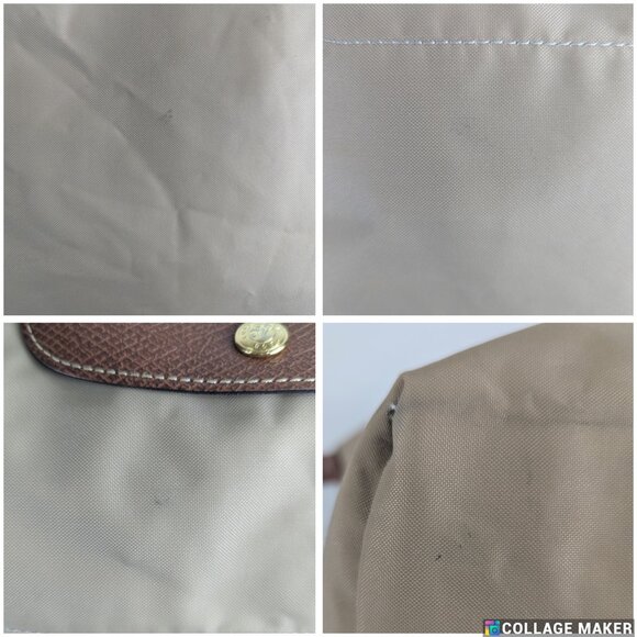 Longchamp Le Pliage Nylon Handbag Beige – Preowned, Great Deal, Chic! - Picture 11 of 16